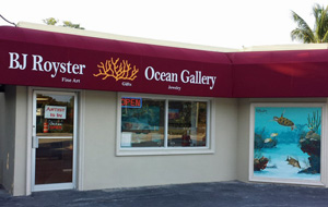 Royster's dream of an art gallery in the Florida Keys was finally realized in 2012. BJ Royster Ocean Gallery is located in Islamorada, near miler marker 81.6.